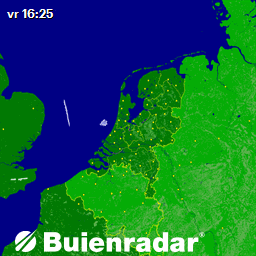 Rain map Netherlands